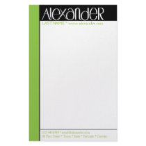 Alexander white Stationery