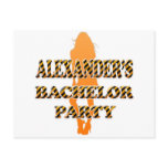 Alexander's Bachelor Party Post Cards