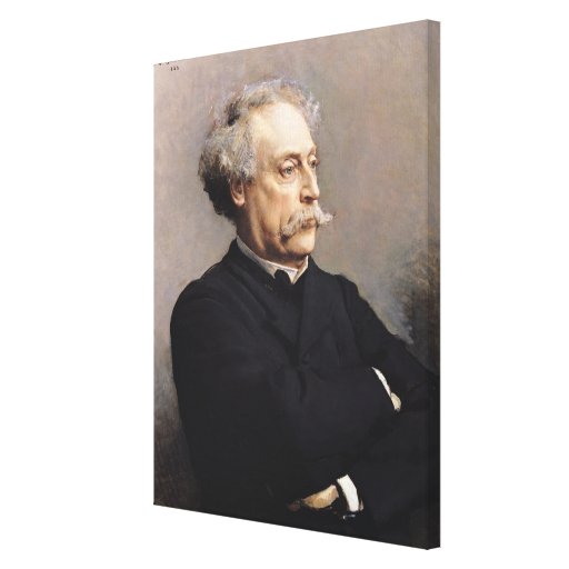 Alexandre Dumas Fils  1886 Canvas Print