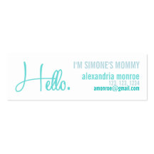 ALEXANDRIA MONROE CALLING BUSINESS CARD