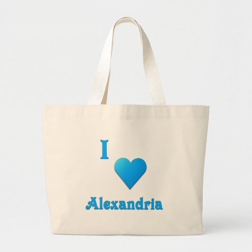 Alexandria -- Sky Blue Canvas Bag