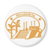 Alexandria Stamp Magnets