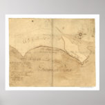 Alexandria VA George Washington Map 1760 Print