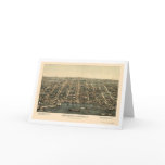 Alexandria, VA Panoramic Map - 1863 Greeting Cards