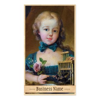 Alexandrine-Jeanne Le Normant d'Étiolles Boucher Business Card