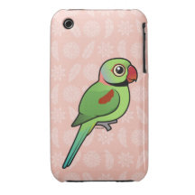 Alexandrine Parakeet Case-Mate iPhone 3 Cases