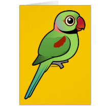 Alexandrine Parakeet Greeting Cards