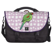 Alexandrine Parakeet Laptop Bags