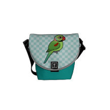 Alexandrine Parakeet Messenger Bag