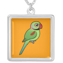 Alexandrine Parakeet Necklace