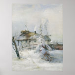 Alexei Savrasov Winter 1873 Large Print on Canvas