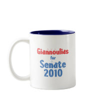 Alexi Giannoulias for Senate 2010 Star Design Mugs