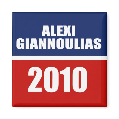 ALEXI GIANNOULIAS FOR SENATE FRIDGE MAGNET by Politicaltshirts