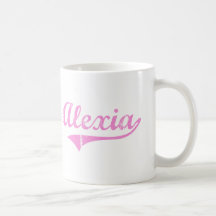 Alexia Classic Style Name Mugs