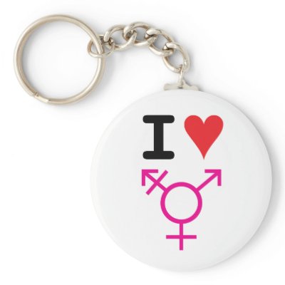 Alexia De Angelis-I Love Transgender Key Chains by europopprincess