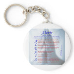 Alexis Acrostic Keychain