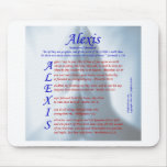 Alexis Acrostic Mousepad