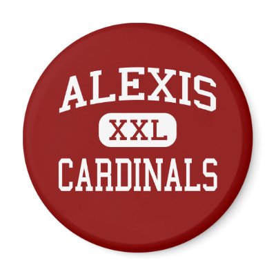 Alexis - Cardinals - High School - Alexis Illinois Magnet by customteamsportswear