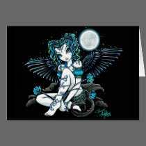 Alexis Moon Lilly Angel Card by mykajelina Alexis Moon Lilly Angel Card