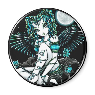 Alexis Moon Lilly Angel Magnet by mykajelina