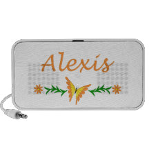 Alexis (Orange Butterfly) iPhone Speaker