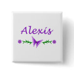 Alexis (Purple Butterfly) Pins