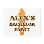 Alex's Bachelor Party Post Cards