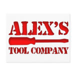 Alex's Tool Company Postcard