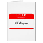 Alf Akanywon cards