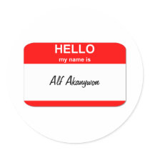 Alf Akanywon Sticker