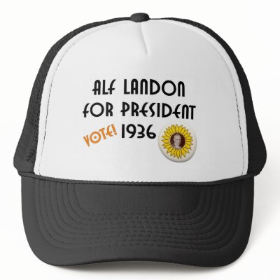 Alf Landon for President Trucker Hats by HometownMemories