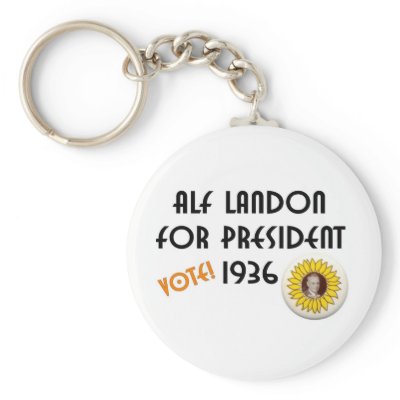 Alf Landon for President Keychain by HometownMemories
