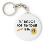 Alf Landon for President keychains