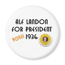 Alf Landon for President Refrigerator Magnets