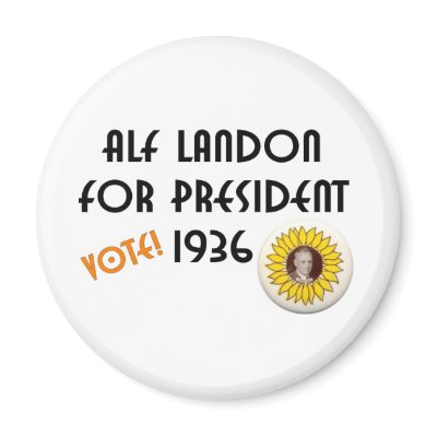 Alf Landon for President Refrigerator Magnets by HometownMemories