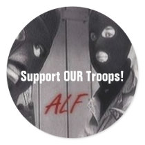 ALF - Support OUR Troops! Sticker