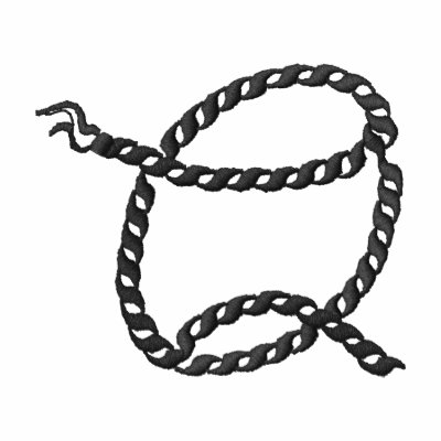 Alfabeto 2,5" de la cuerda de "Q" Alfabeto 2,5" de la cuerda de "Q"