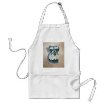 Alfie - miniature schnauzer apron