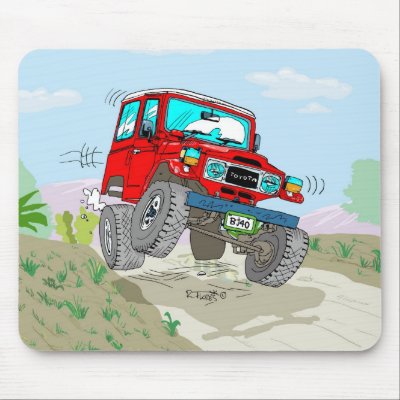 AlfombrillaToyotaBJ40cerrado copies Mouse Pad by Flores67