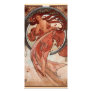 Alfons Mucha Dance Custom Photo Card