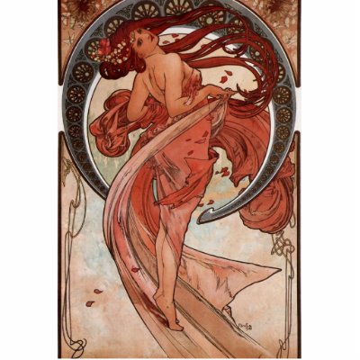 Alfons Mucha Dance Cut Outs by ellesgreetings