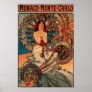 Alfons Mucha Monaco Monte Carlo Poster