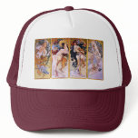 Alfons Mucha ~ The four seasons hats