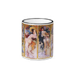 Alfons Mucha ~ The four seasons Mug