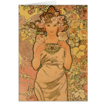 Alfons Mucha ~ The rose Card