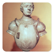 Alfonso V 'Magnanimous' of Aragon , portrait Square Sticker