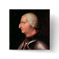 Alfonso V the 'Magnanimous', King of Aragon Pinback Buttons