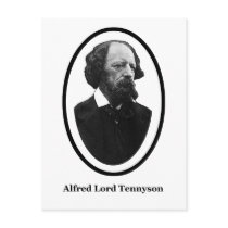 Alfred Lord Tennyson Title The MUSEUM Zazzle Gifts Post Card