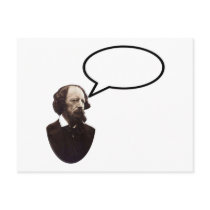 Alfred Lord Tennyson Word Bubble The MUSEUM Zazzle Post Card