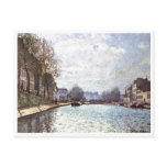 Alfred Sisley - Ansicht Kanals Saint-Martin 1870 Post Cards